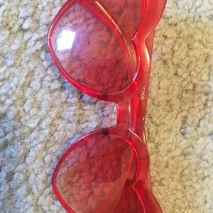Red heart sunglasses